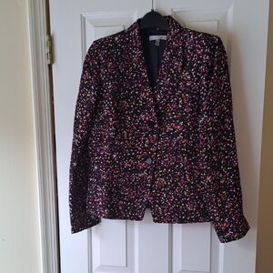 Anne Klein Multicolor Patterned Blazer